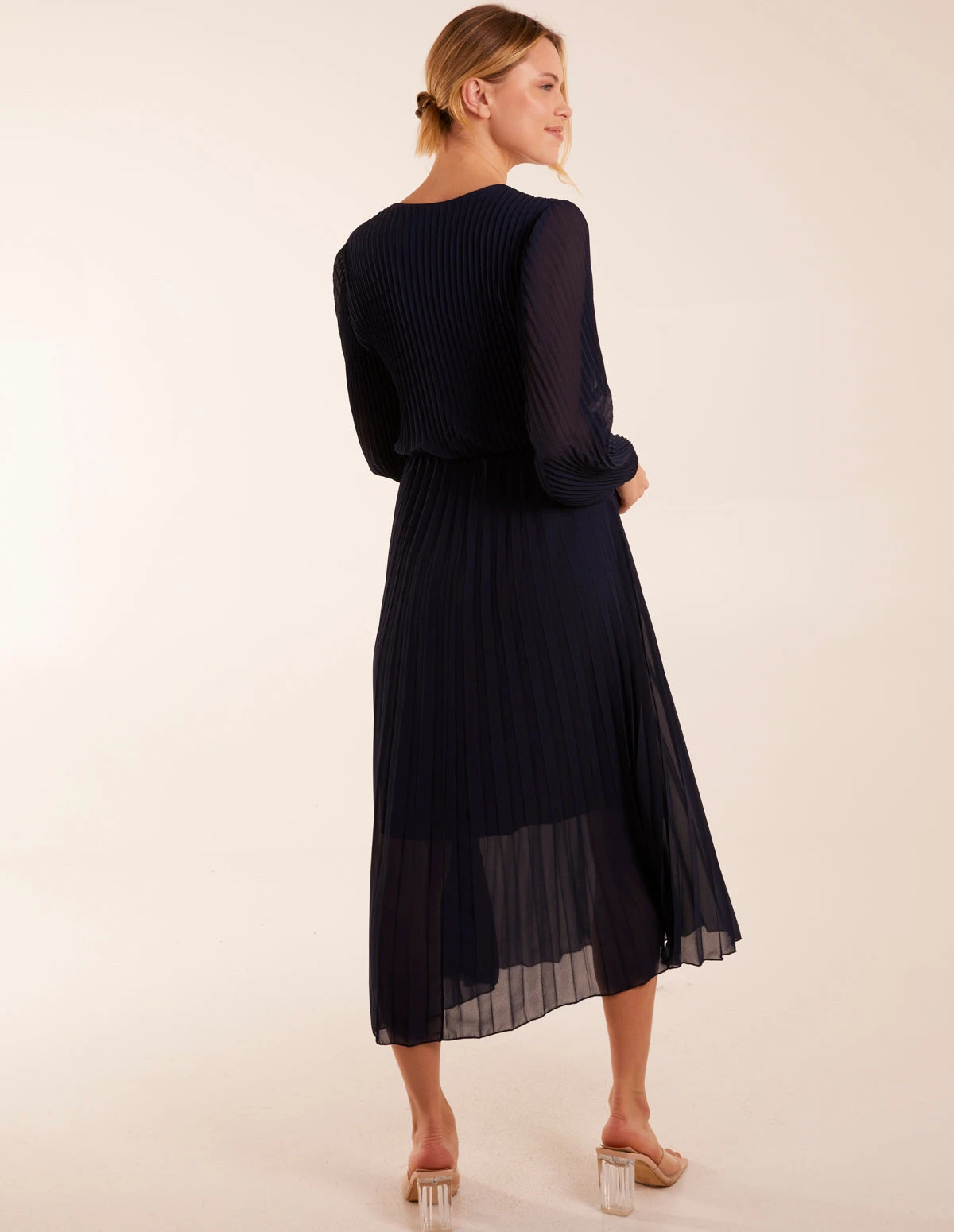 Wrap Front Pleated Maxi Dress 6 Wrap Front Pleated Maxi Dress - Image 4