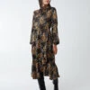 Blouson Elasticated Wrap Midi Dress -Moda Ulla Shop BV222834003 87982