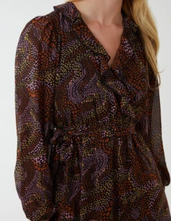 Frilled Wrap Midi Dress -Moda Ulla Shop BV222836003 87935 d5d0ef5c 99f1 466b ab7a 04dd83978855