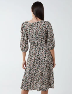 Knot Front Keyhole Dress -Moda Ulla Shop BV222844003 87955