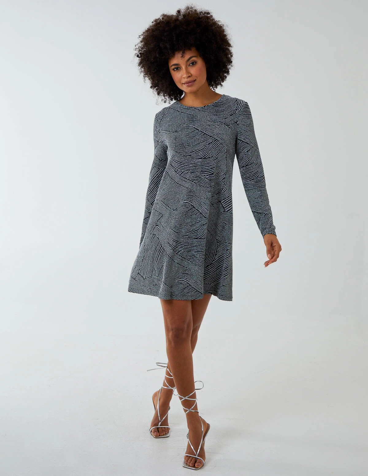 Lurex Swing Mini Dress 5 Lurex Swing Mini Dress - Image 3