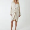 Twist Front Tunic Dress
