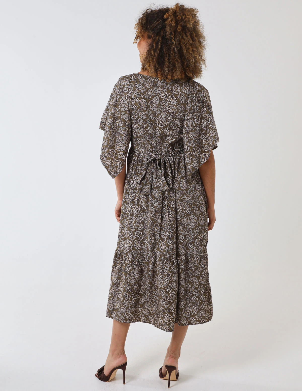 Crochet Bust Kimono Sleeve Dress 7 Crochet Bust Kimono Sleeve Dress - Image 5