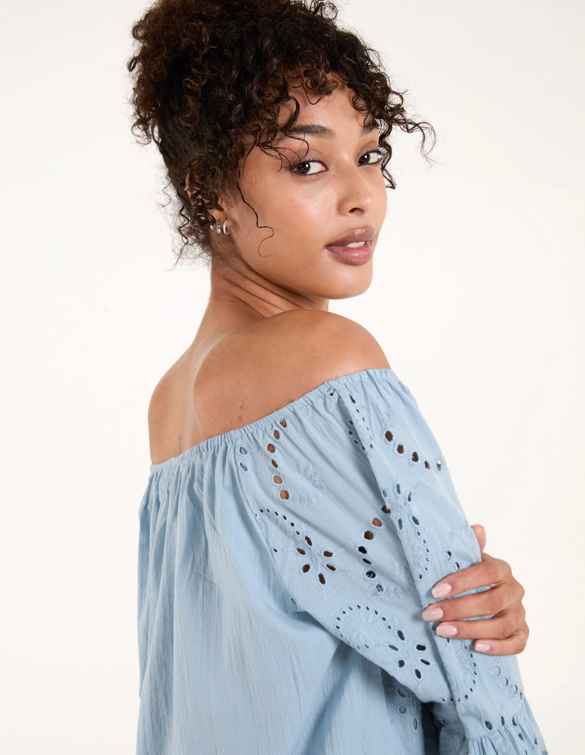 Broderie Tunic Smock Dress 6 Broderie Tunic Smock Dress - Image 4