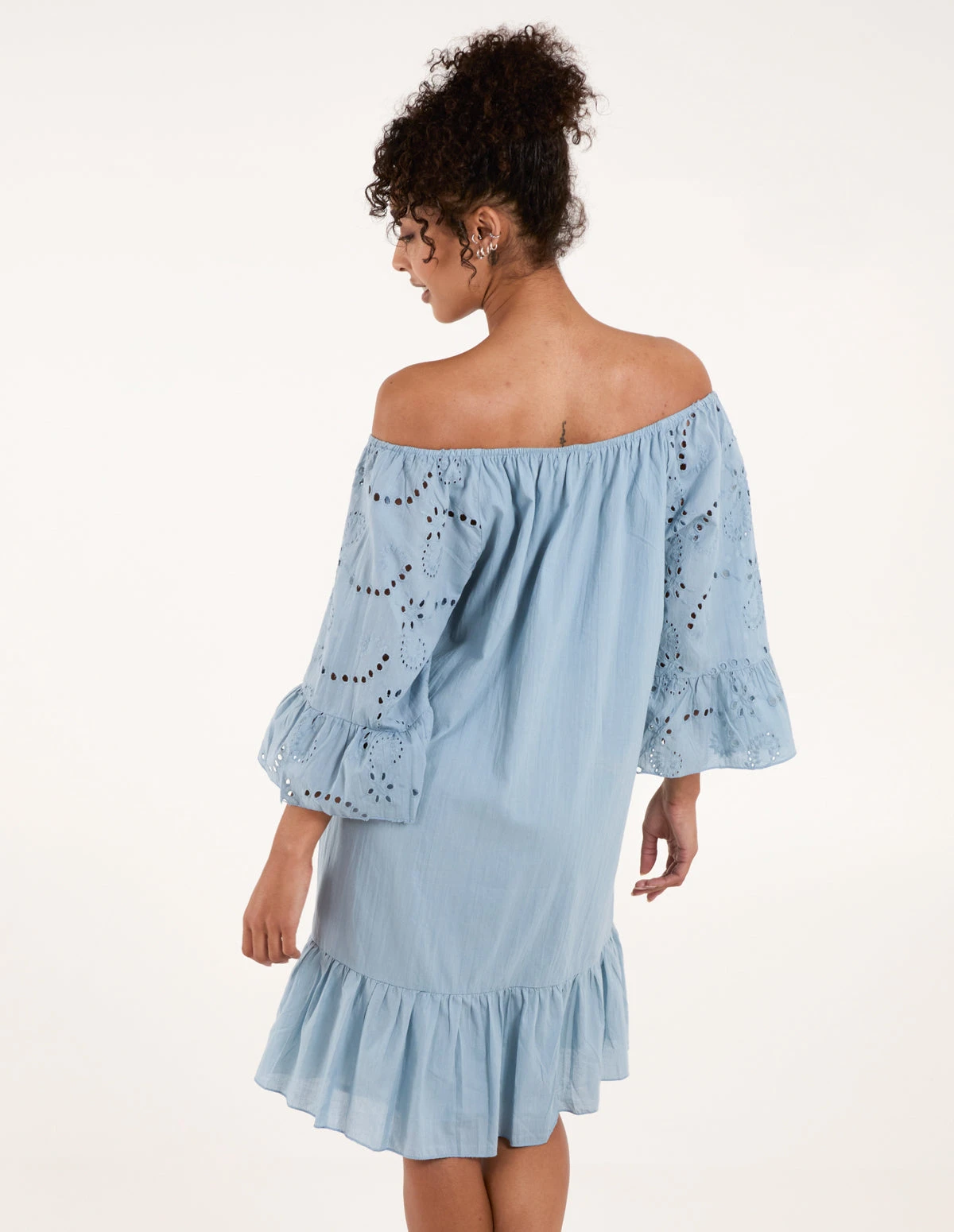 Broderie Tunic Smock Dress 7 Broderie Tunic Smock Dress - Image 5