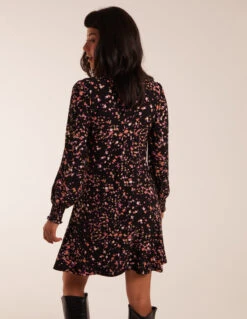 High Neck Keyhole Mini Dress -Moda Ulla Shop BV234800003 111928