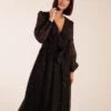 Lurex Wrap Midi Dress -Moda Ulla Shop BV234865003 113238