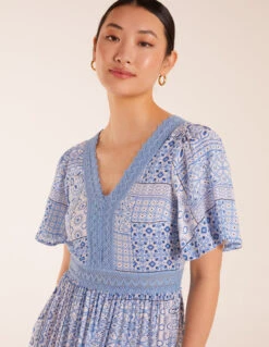 Crochet Detailed Maxi Dress -Moda Ulla Shop BV245800002 129511