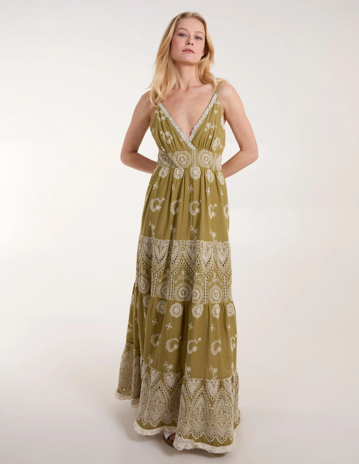 Cami Maxi Dress With Embroidery 5 Cami Maxi Dress With Embroidery - Image 3
