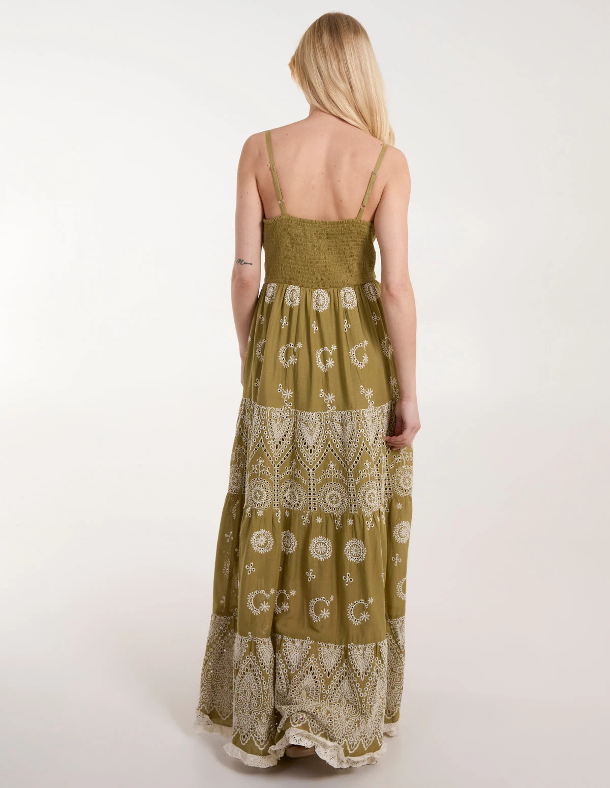 Cami Maxi Dress With Embroidery 6 Cami Maxi Dress With Embroidery - Image 4