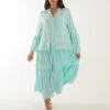 Tiered Maxi Long Sleeve Dress -Moda Ulla Shop BV245895002 131750