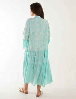 Tiered Maxi Long Sleeve Dress -Moda Ulla Shop BV245895002 131752
