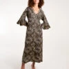 V Neck Shell Midi Dress -Moda Ulla Shop BV245953070 132730