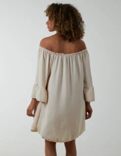 Bardot A Line Tunic Dress -Moda Ulla Shop BV2710 STONE 2973