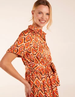 Maxi Shirt Belt Dress -Moda Ulla Shop BV3144153 129468