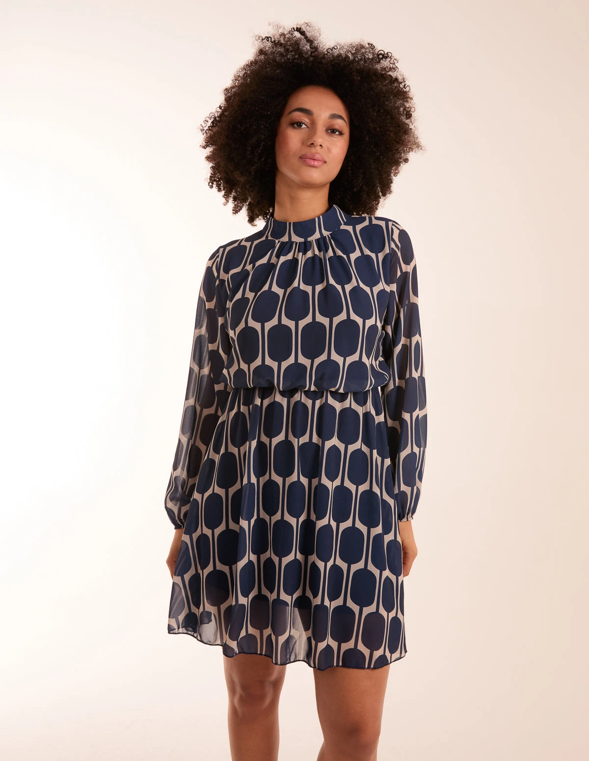 Geometric Print Dress 4 Geometric Print Dress - Image 2