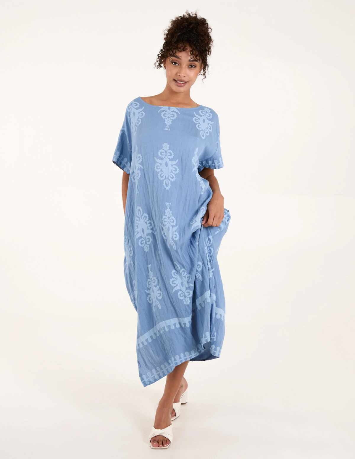 Tribal Print Dress With Pockets 4 Tribal Print Dress With Pockets - Image 2