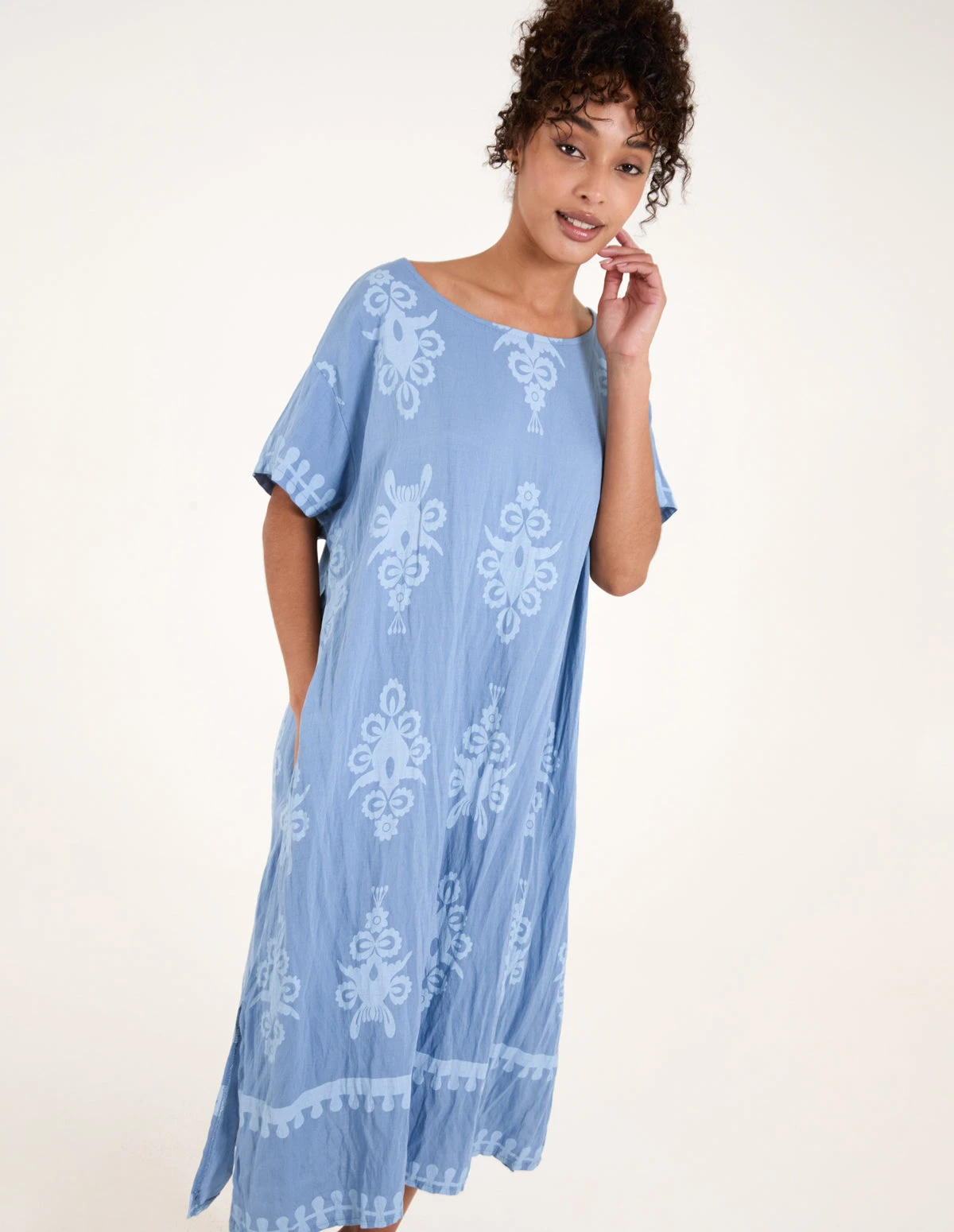 Tribal Print Dress With Pockets 3 Tribal Print Dress With Pockets