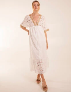 Moda Ulla Shop 13 V-Neck Short Sleeve Dress