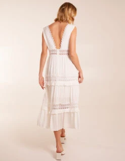 Angel Sleeve Tiered Maxi Dress -Moda Ulla Shop BV5170014 130214
