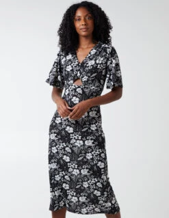 Cut Out Midi Dress -Moda Ulla Shop NL1837B0031 78892
