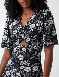 Cut Out Midi Dress -Moda Ulla Shop NL1837B0031 78894