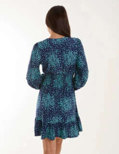 Wrap Front Mini Dress 9 Wrap Front Mini Dress -Moda Ulla Shop bv245803 navy 18439