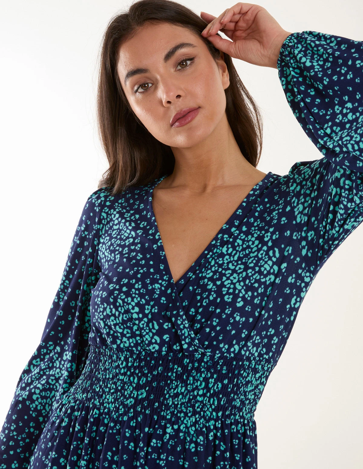 Wrap Front Mini Dress 4 Wrap Front Mini Dress - Image 2