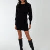 Cut Out Sleeve Bodycon Dress 1 Cut Out Sleeve Bodycon Dress -Moda Ulla Shop bv2562 black12158
