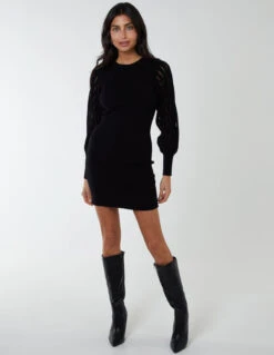 Moda Ulla Shop 17 Cut Out Sleeve Bodycon Dress