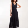 Maxi Crossover Dress -Moda Ulla Shop bv3861 navy 35401