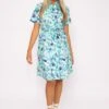 Aurora Blue Printed Shirt Dress -Moda Ulla Shop carraig donn aurora blue printed shirt dress 773081