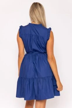 Blue Poplin Mini Dress -Moda Ulla Shop carraig donn blue poplin mini dress 568767
