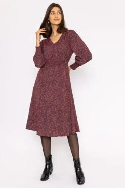 Brioni Dress In Floral Print -Moda Ulla Shop carraig donn brioni dress in floral print 820340