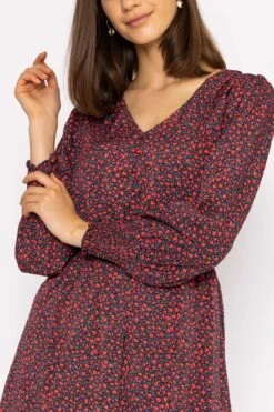 Brioni Dress In Floral Print -Moda Ulla Shop carraig donn brioni dress in floral print 998031