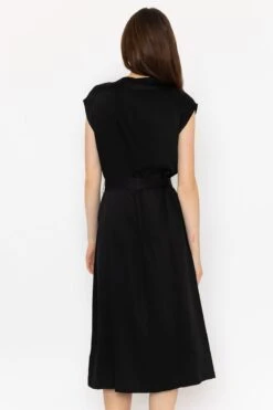 B.young Byilini Black Midi Dress -Moda Ulla Shop carraig donn byilini black midi dress 797213