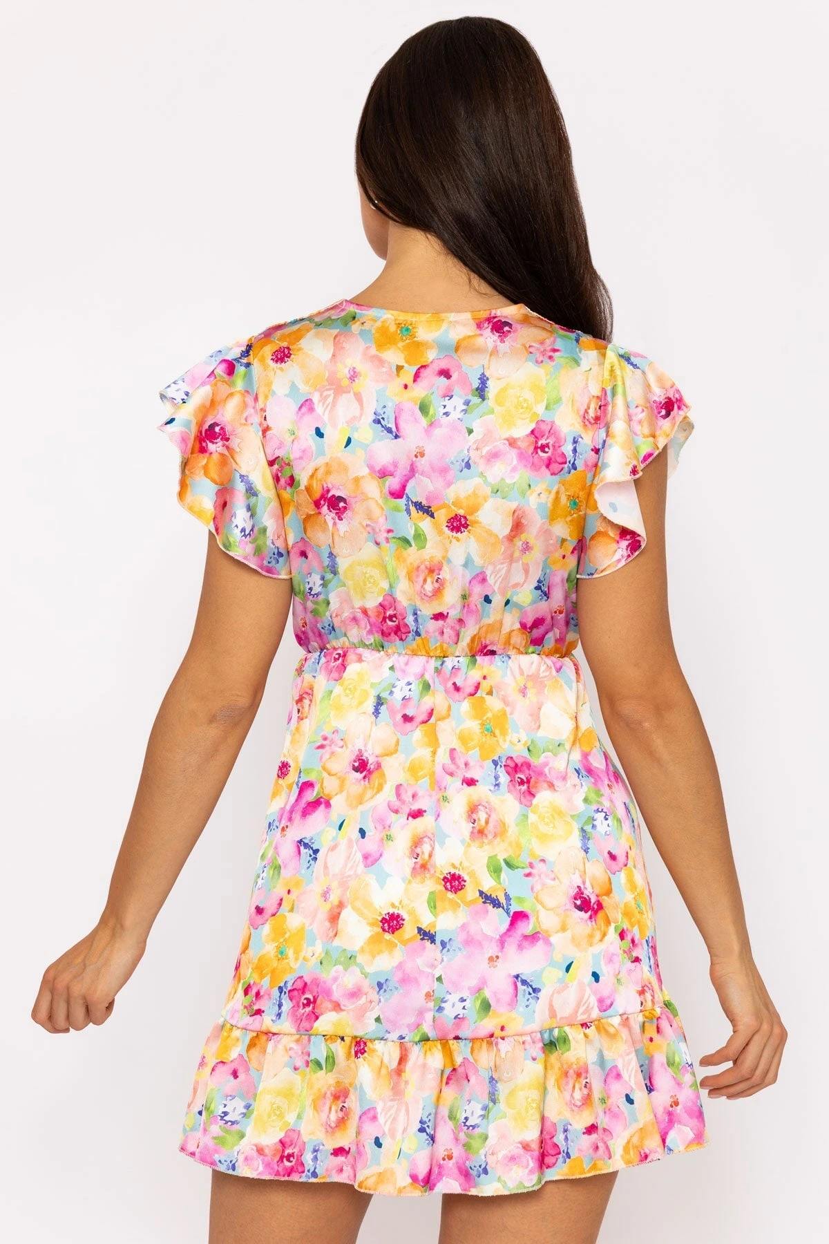 Cheryl Mini Dress In Multi Print 9 Cheryl Mini Dress In Multi Print - Image 7