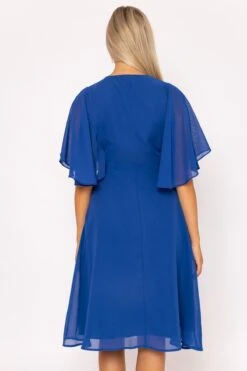Cobalt Angel Sleeve Dress -Moda Ulla Shop carraig donn cobalt angel sleeve dress 962967