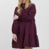 Vero Moda Curve Curve - Abby Dress In Burgundy -Moda Ulla Shop carraig donn curve abby dress in burgundy 593877