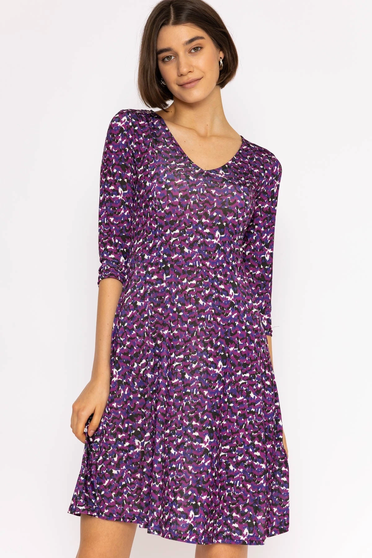 Deirdre Dress In Magenta Print 7 Deirdre Dress In Magenta Print - Image 5