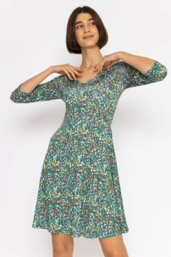 Deirdre Dress In Teal Print 11 Deirdre Dress In Teal Print -Moda Ulla Shop carraig donn deirdre dress in teal print 736966