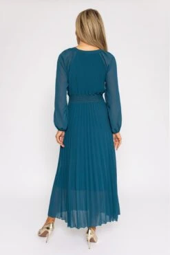 Eleanor Midi Dress In Teal -Moda Ulla Shop carraig donn eleanor midi dress in teal 829806