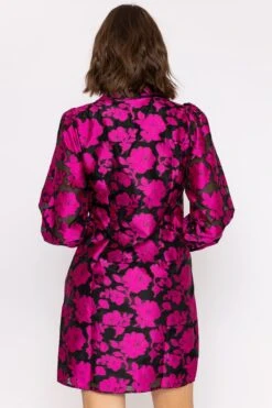 Y.A.S Franka Shirt Dress In Black -Moda Ulla Shop carraig donn franka shirt dress in black 260256