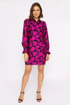 Y.A.S Franka Shirt Dress In Black