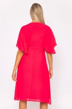 Fuchsia Angel Sleeve Dress -Moda Ulla Shop carraig donn fuchsia angel sleeve dress 963531
