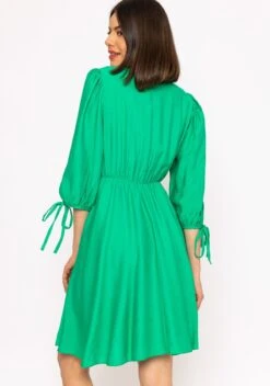 Isla Green Knee Length Dress -Moda Ulla Shop carraig donn green isla knee length dress 154232