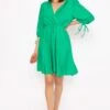 Isla Green Knee Length Dress -Moda Ulla Shop carraig donn green isla knee length dress 479764