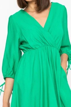 Isla Green Knee Length Dress -Moda Ulla Shop carraig donn green isla knee length dress 494489
