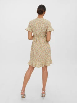 Moda Ulla Shop -Moda Ulla Shop carraig donn henna wrap dress in yellow 222057