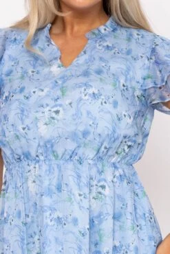 Maria Blue Printed Knee Dress -Moda Ulla Shop carraig donn maria blue printed knee dress 924534